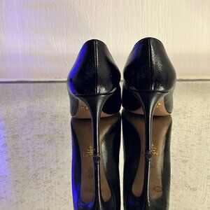 Prada Women's Patent Saffiano Leather Pumps